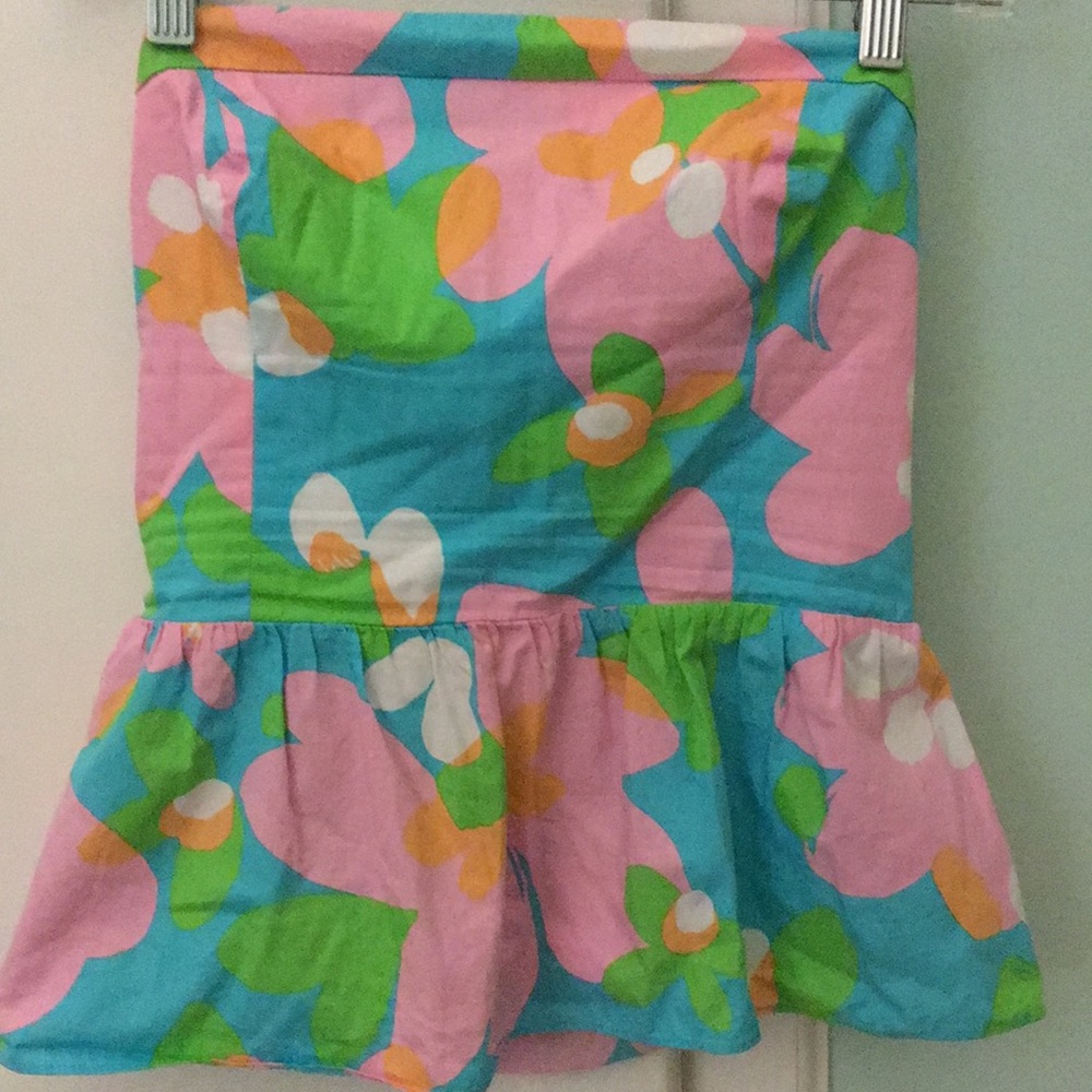 Lily Pulitzer strapless top